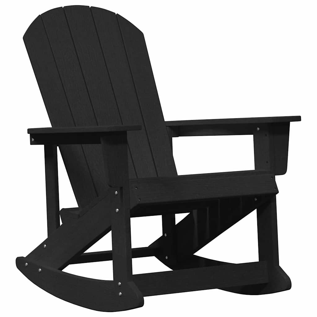 Houpací křeslo Adirondack Černá 73.5 x 92 x 90 cm HDPE