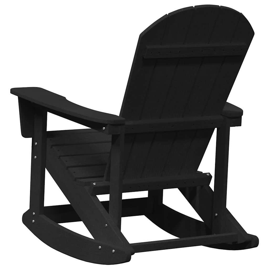 Houpací křeslo Adirondack Černá 73.5 x 92 x 90 cm HDPE
