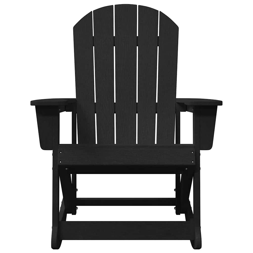 Houpací křeslo Adirondack Černá 73.5 x 92 x 90 cm HDPE