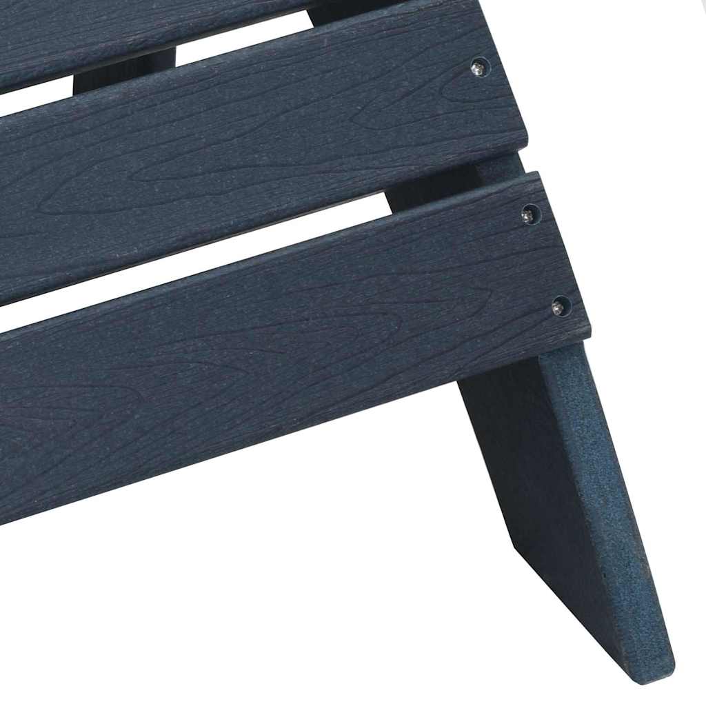 Adirondack židle Námořnická modrá 74 x 82 x 92cm HDPE