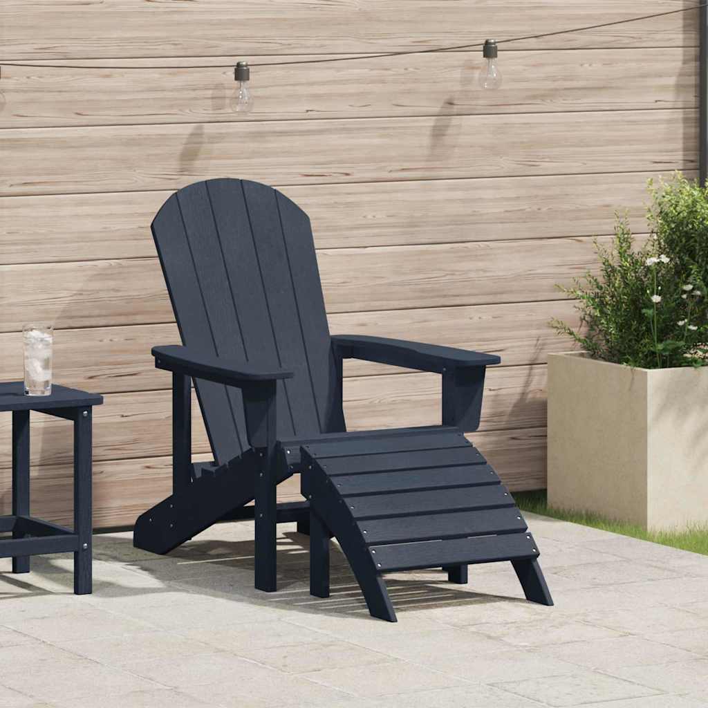 Adirondack židle Námořnická modrá 74 x 82 x 92cm HDPE