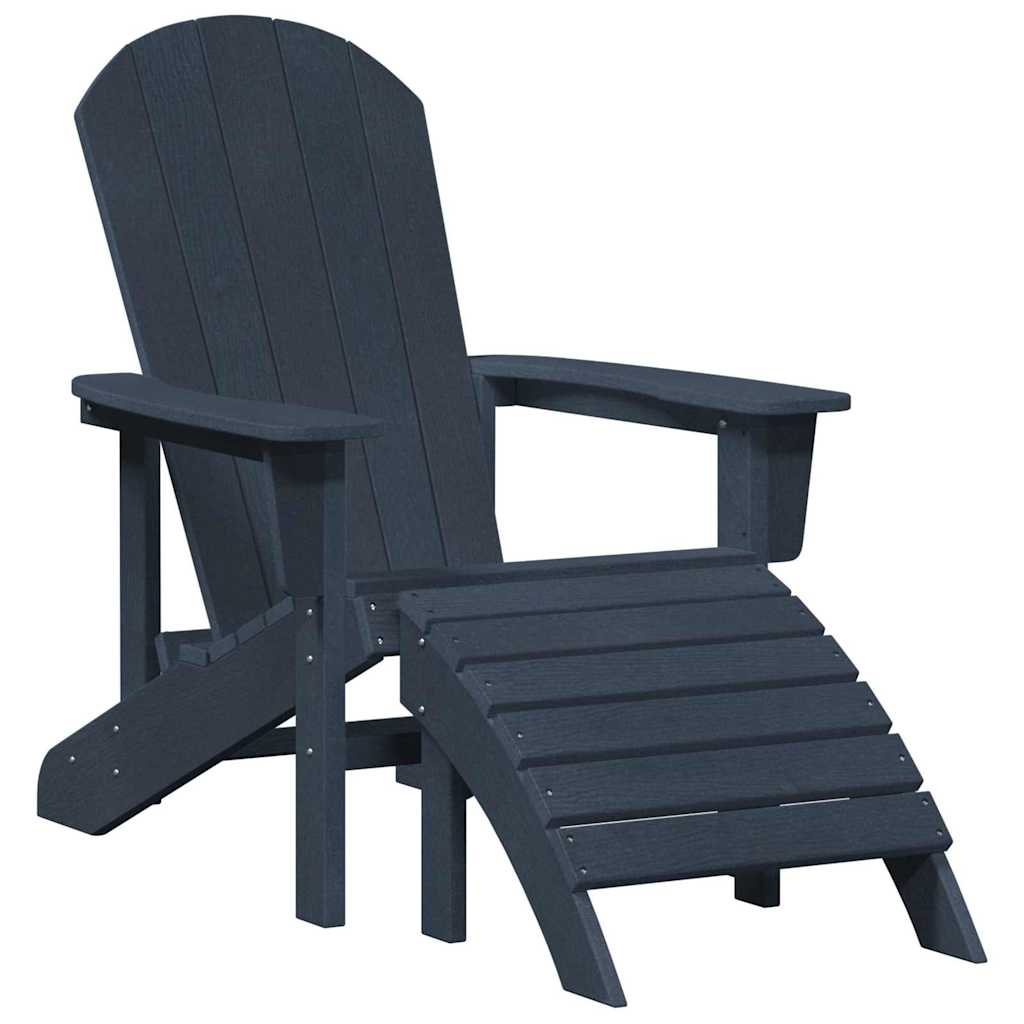 Adirondack židle Námořnická modrá 74 x 82 x 92cm HDPE