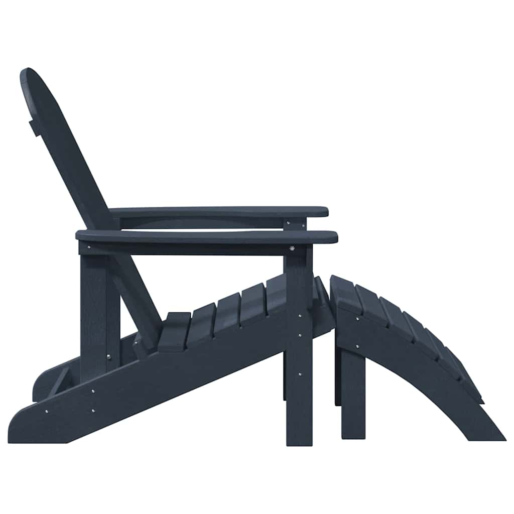 Adirondack židle Námořnická modrá 74 x 82 x 92cm HDPE