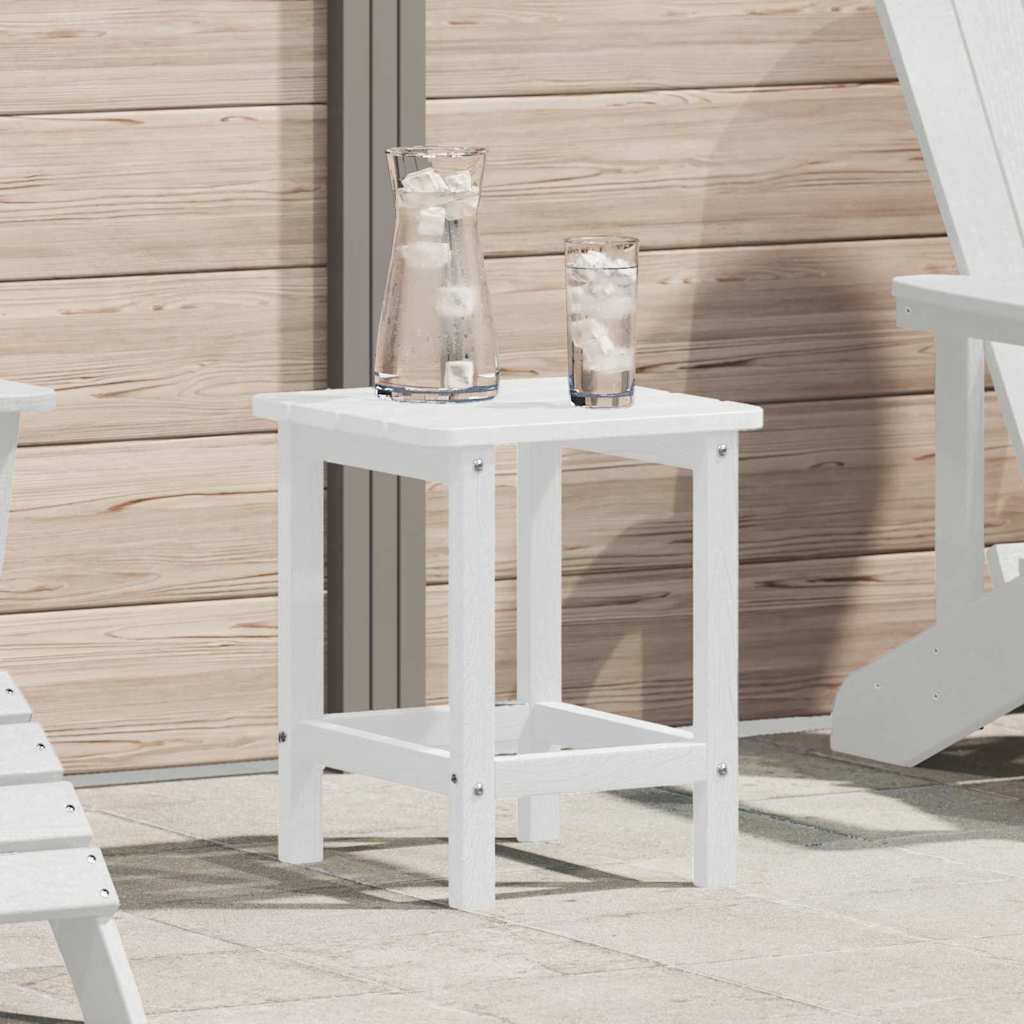 Adirondack vedlejší stůl Bílá 38 x 38 x 46 cm HDPE