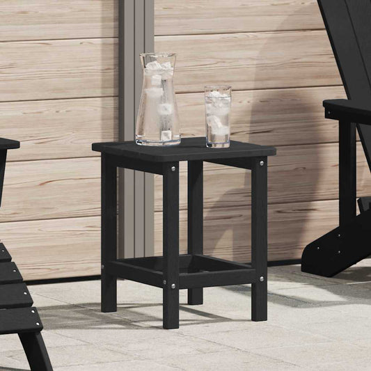 Adirondack vedlejší stůl Černá 38 x 38 x 46 cm HDPE