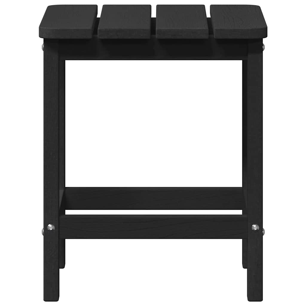 Adirondack vedlejší stůl Černá 38 x 38 x 46 cm HDPE