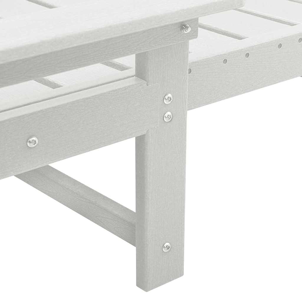 Slunečník Bílá 73.5 x 92 x 90 cm HDPE