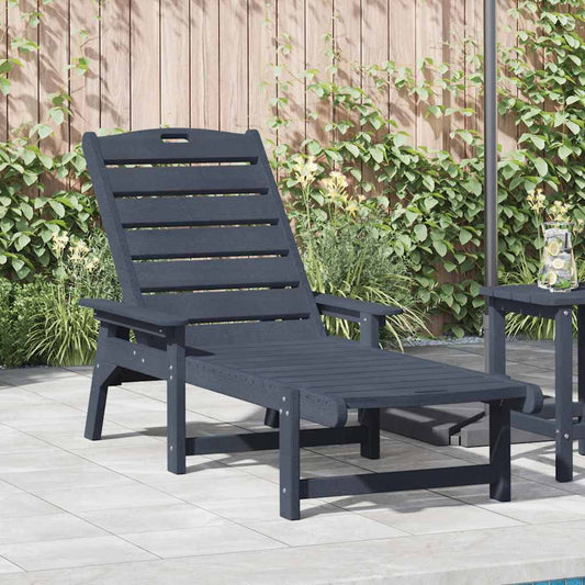 Slunečník s polštářem Námořnická modrá 73.5 x 92 x 90 cm HDPE