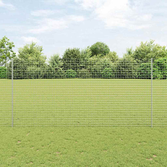 Plotové sloupky 88 pcs Stříbrná 200 cm Ocel