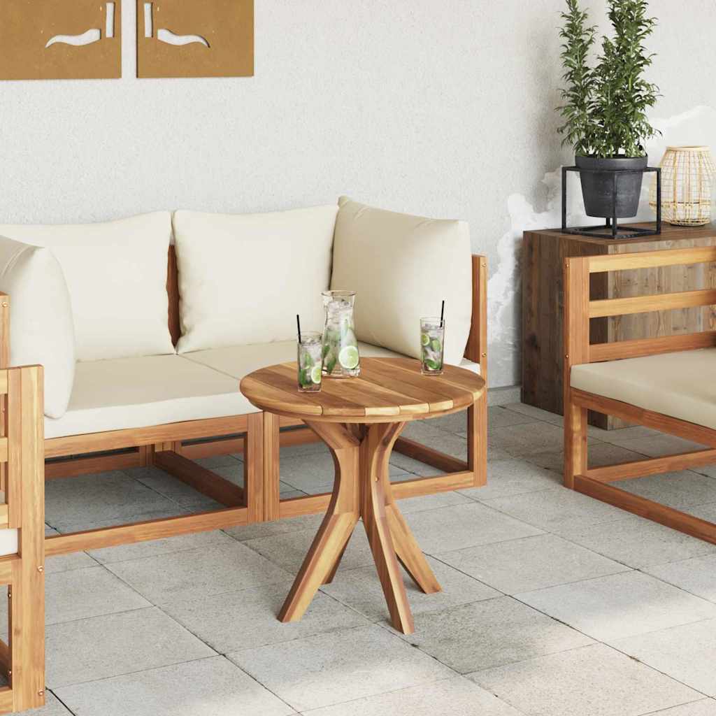Konferenční stolek Hnědá 55 x 55 x 51 cm Masivní teakové dřevo