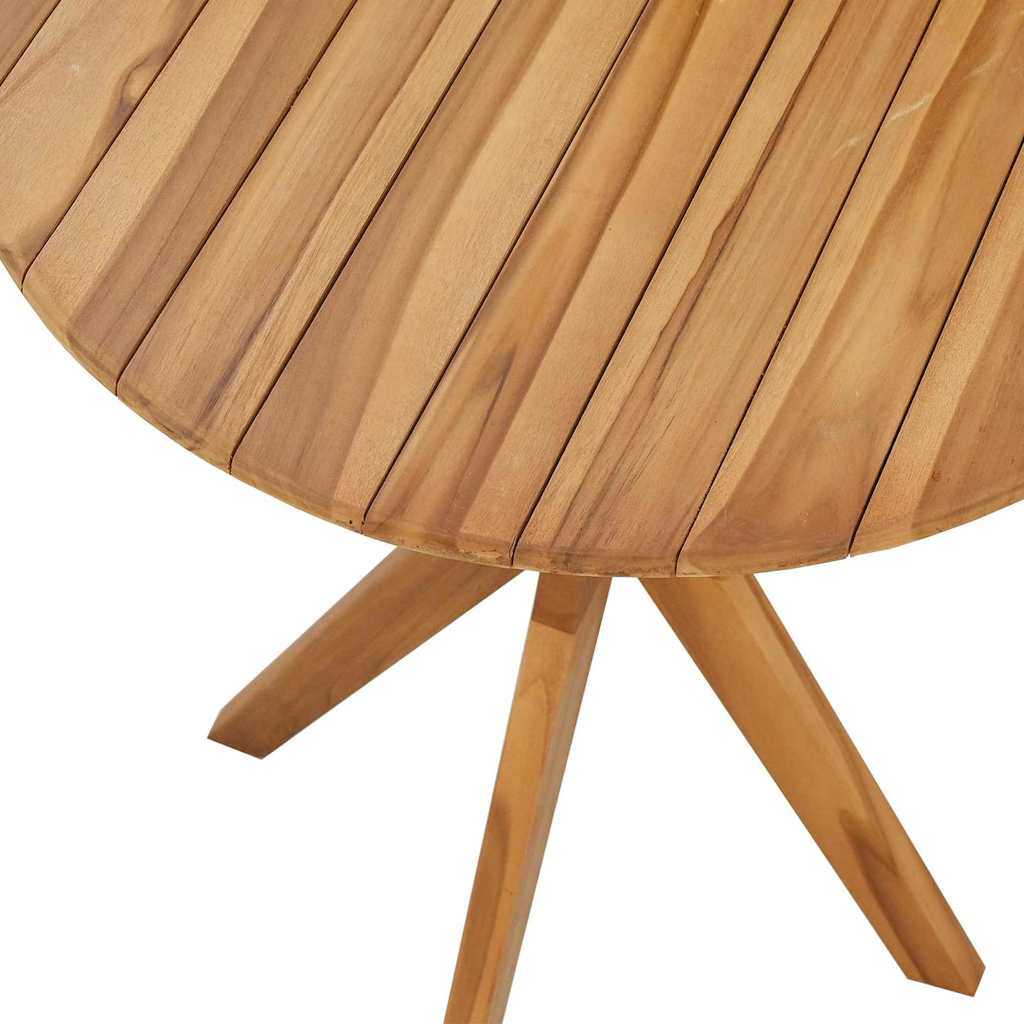 Bistro stolek Hnědá 70 x 70 x 75 cm Masivní teakové dřevo