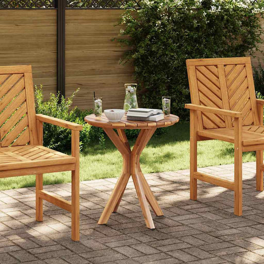 Bistro stolek Hnědá 70 x 70 x 75 cm Masivní teakové dřevo