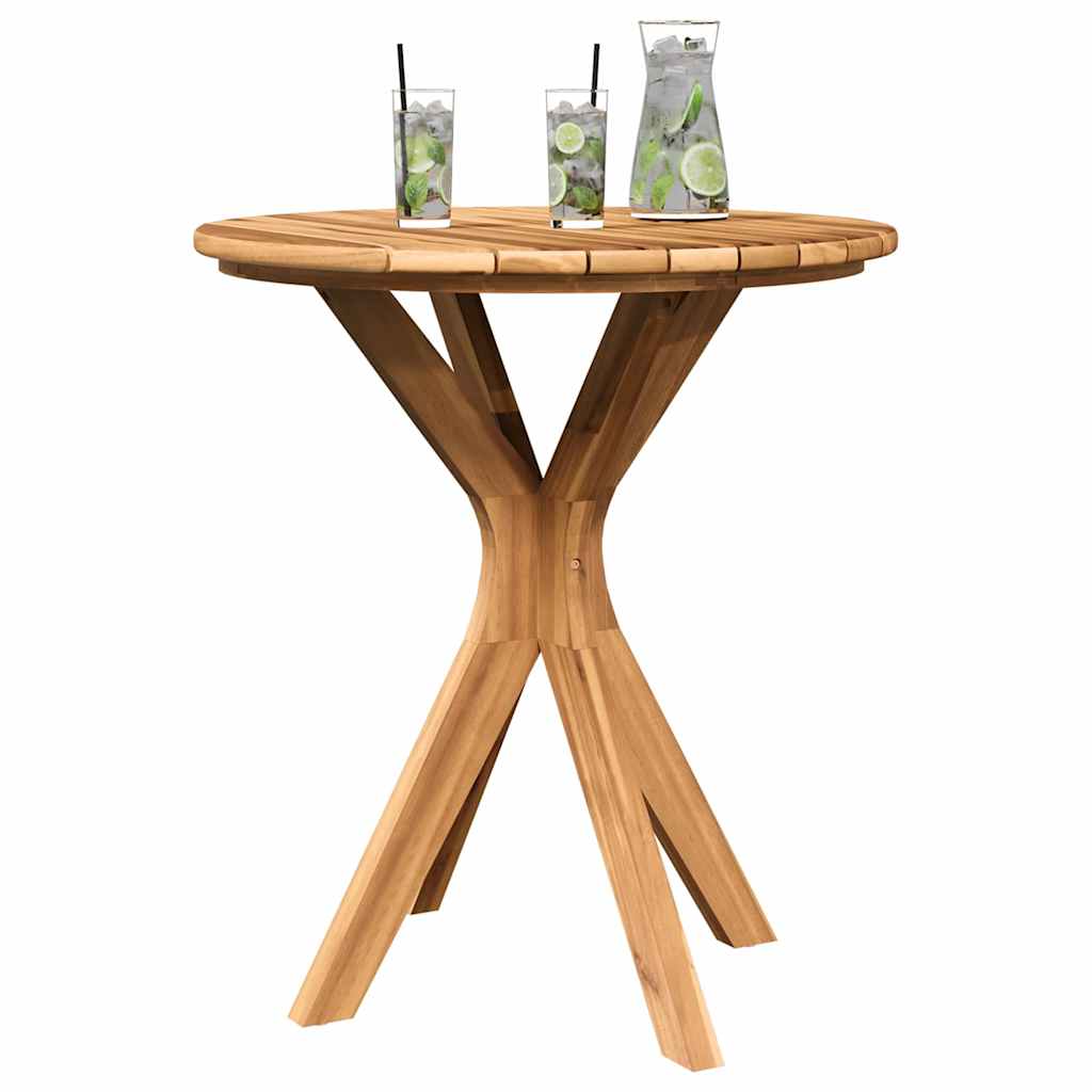 Bistro stolek Hnědá 70 x 70 x 75 cm Masivní teakové dřevo