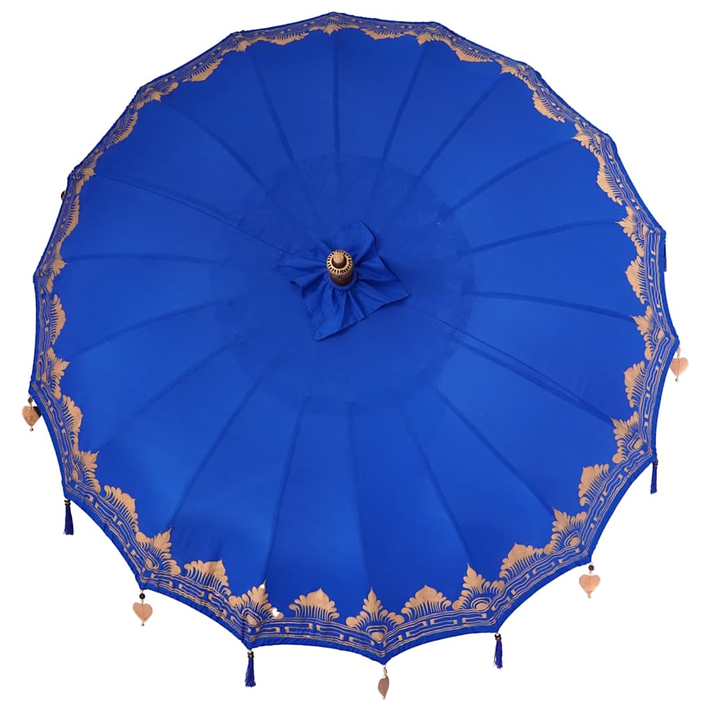 Balijský slunečník Modrá (210-220) x 260 cm