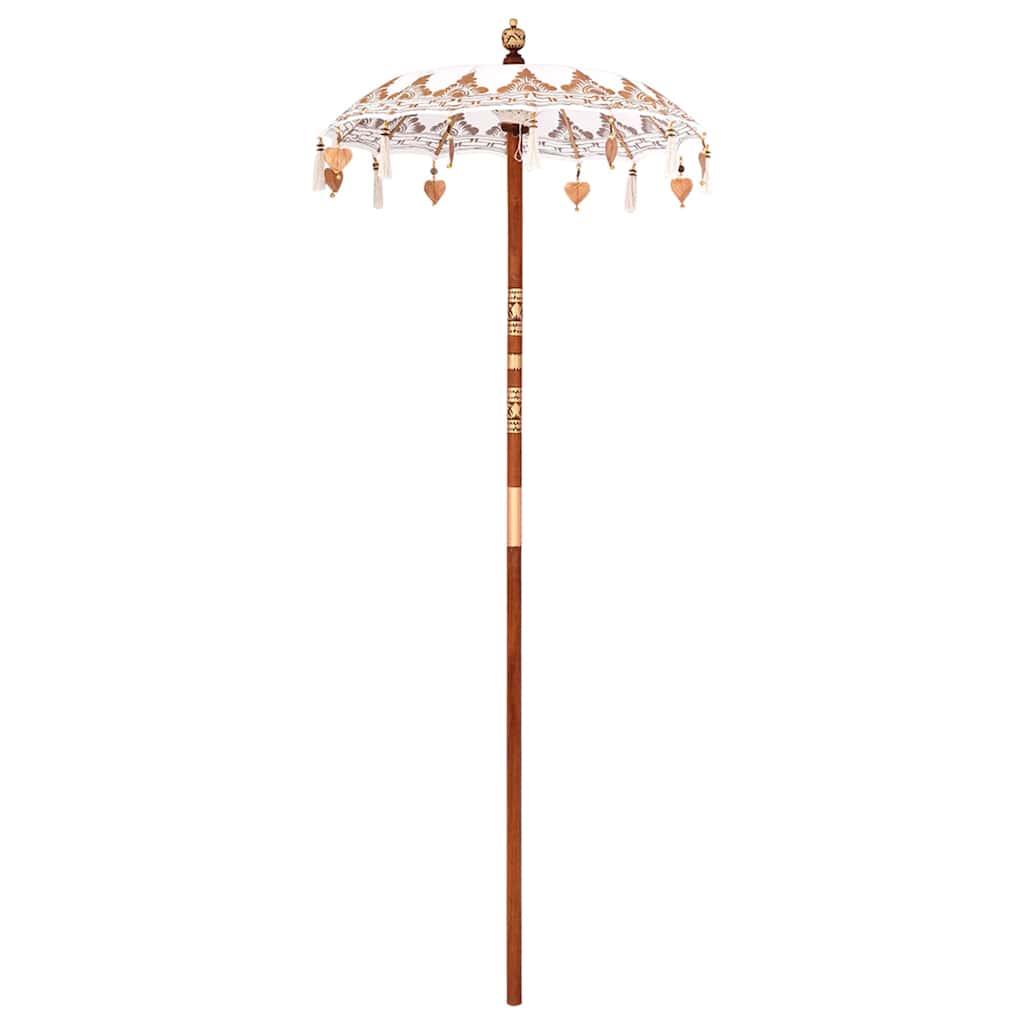 Balijský slunečník Krémová (90-100) x 260 cm