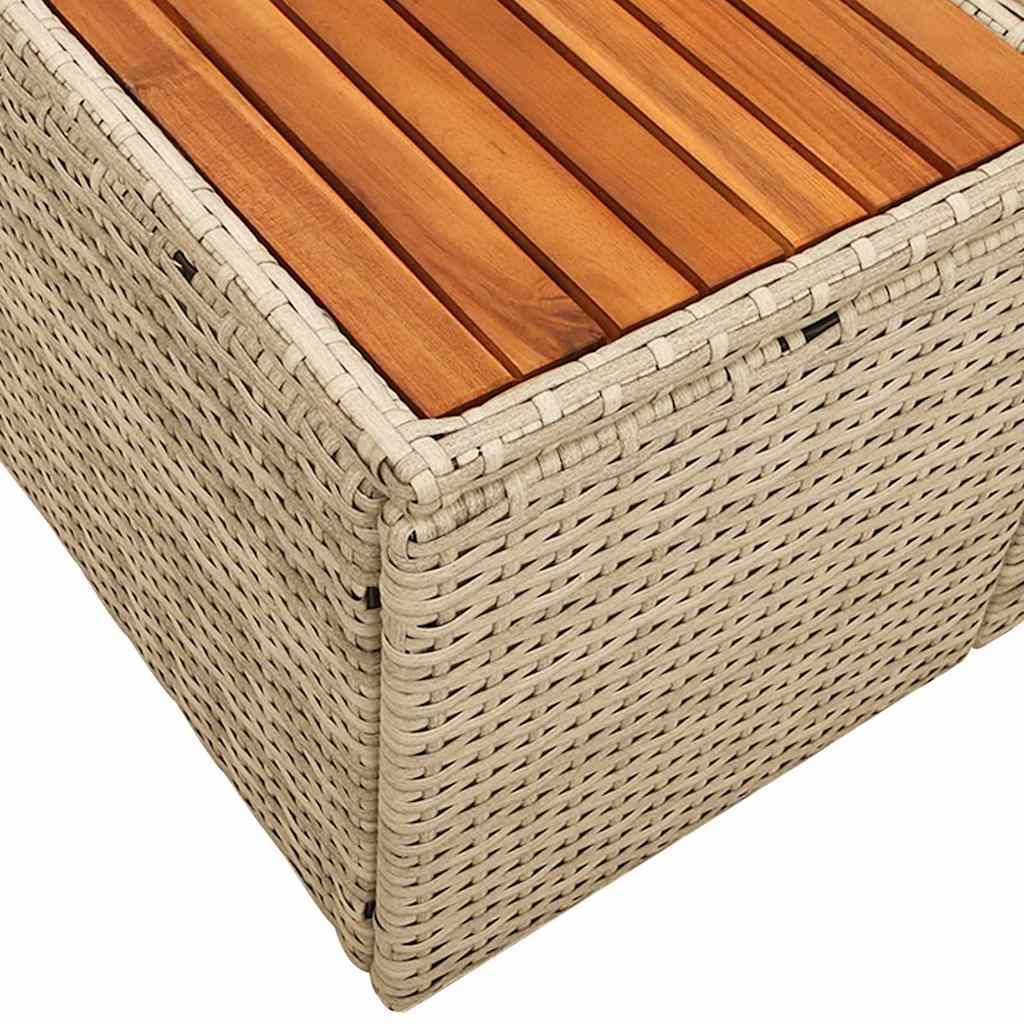 Zahradní sofa Béžová 184 x 62 x 85cm polyratan
