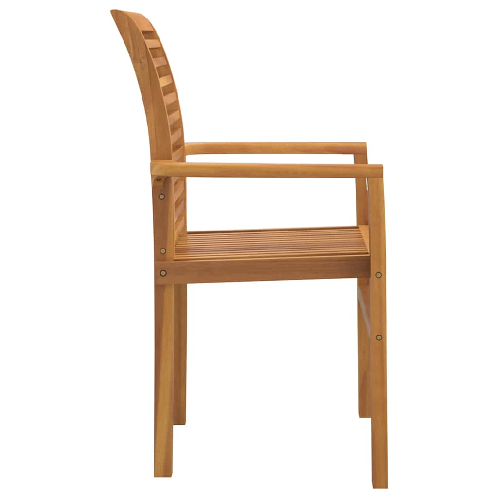Stohovatelné zahradní křeslo Hnědá 62.5 x 54.5 x 95.5 cm