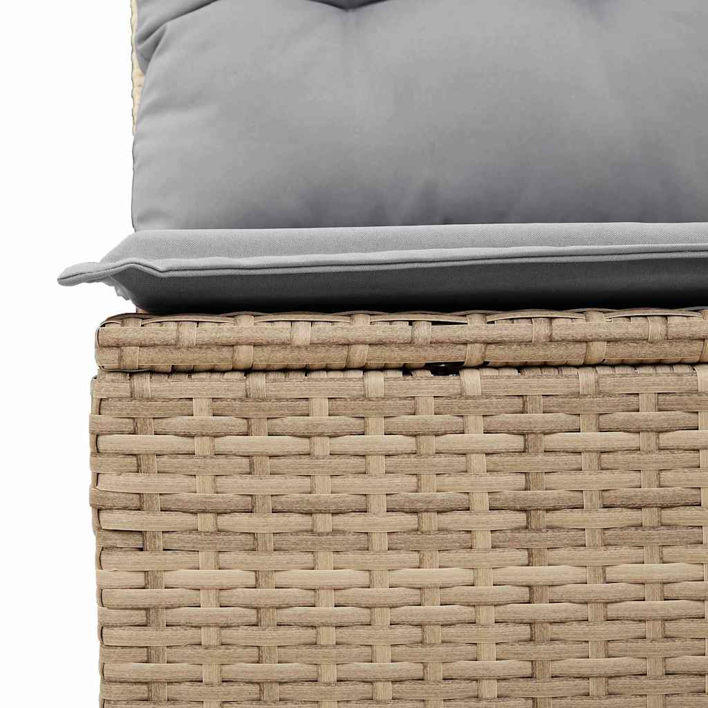 Sada zahradních pohovek 5 pcs 242.5 x 132.5 x 85 cm Poly ratan