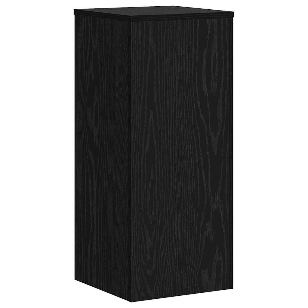 Stojan na rostliny 2 pcs Černý dub 30 x 30 x 70 cm
