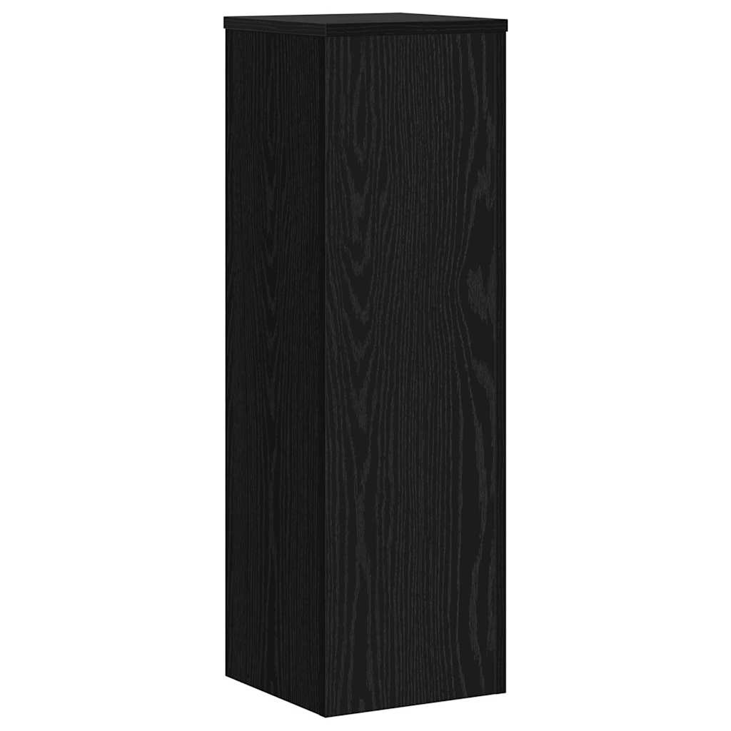 Stojan na rostliny 2 pcs Černý dub 25 x 25 x 80 cm