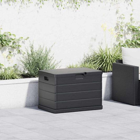 Zahradní úložná krabice Antracit 77.5 x 54.5 x 53 cm Plast