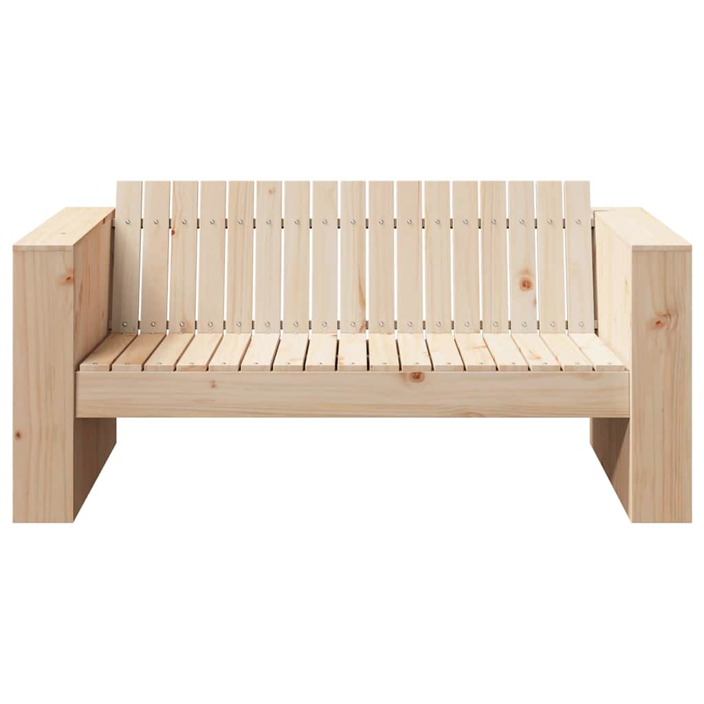 Zahradní sofa Hnědá 134 x 60 x 62 cm Masivní borovicové dřevo