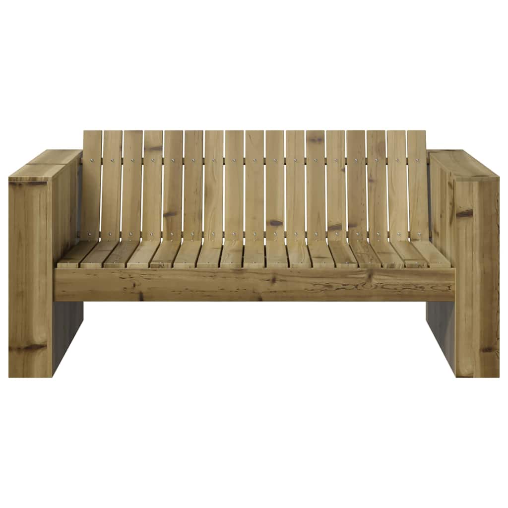 Zahradní sofa Zelená 134 x 60 x 62 cm Impregnované borové dřevo