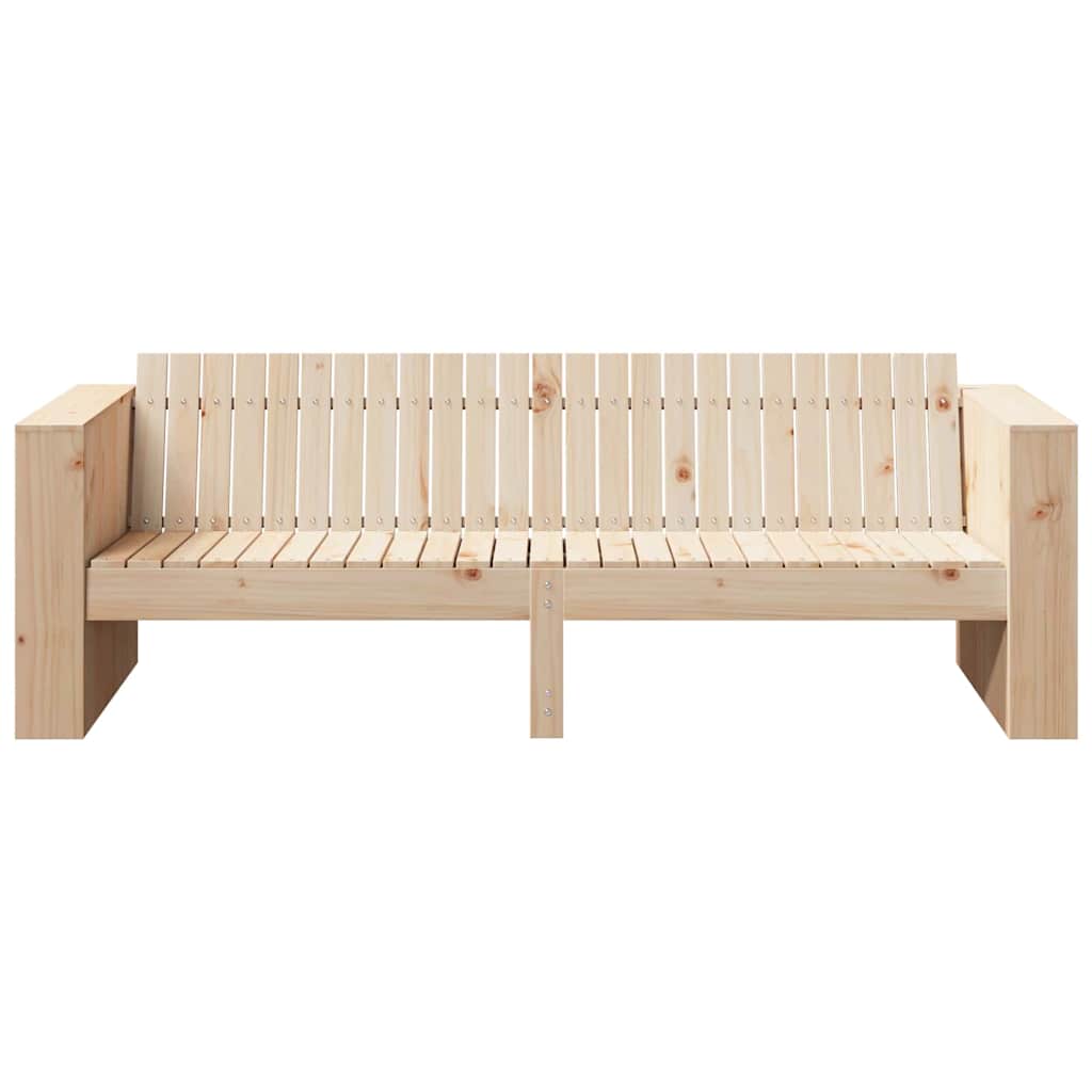 Zahradní sofa Hnědá 185.5 x 60 x 62 cm Masivní borovicové dřevo
