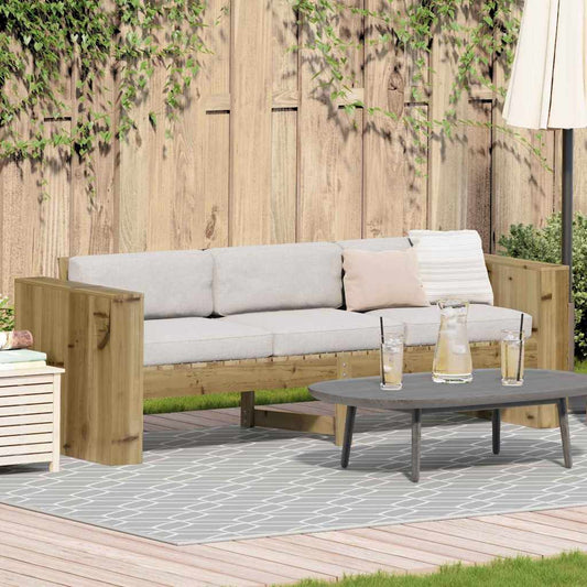 Zahradní sofa Zelená 185.5 x 60 x 62 cm
