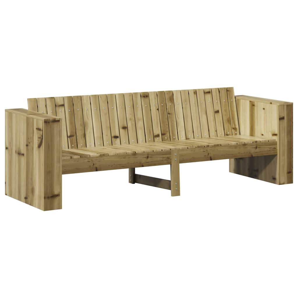 Zahradní sofa Zelená 185.5 x 60 x 62 cm