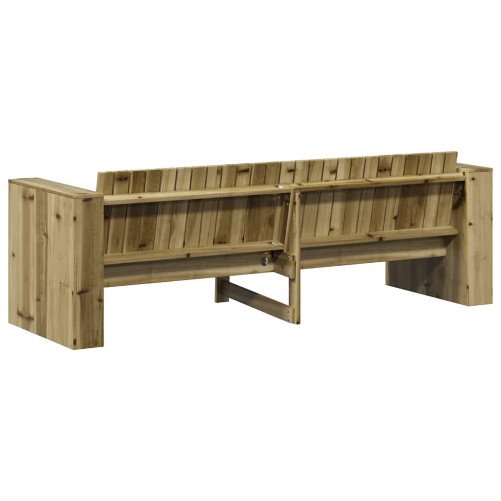 Zahradní sofa Zelená 185.5 x 60 x 62 cm