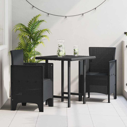 Zahradní křeslo 2 pcs Antracit 53 x 49 x 85 cm PP
