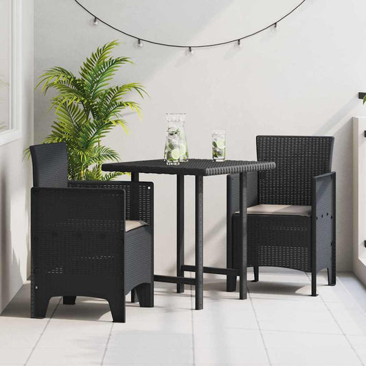 Zahradní křeslo 2 pcs Antracit 53 x 49 x 85 cm PP
