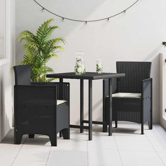 Zahradní křeslo 2 pcs Antracit 53 x 49 x 85 cm PP