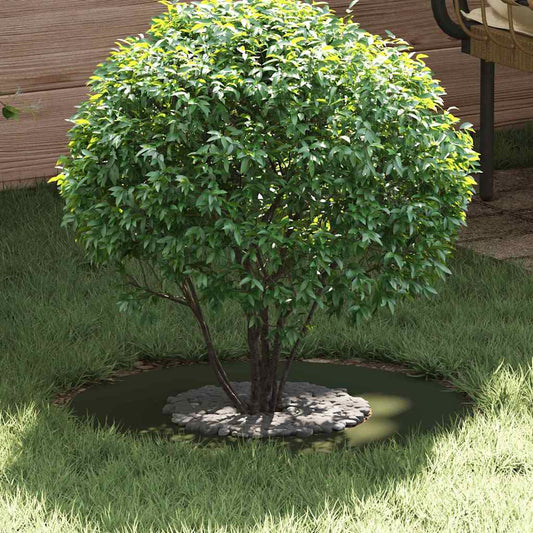 Plochý kruh kolem stromu Olivově zelená Ø30 / 60 cm Ocel