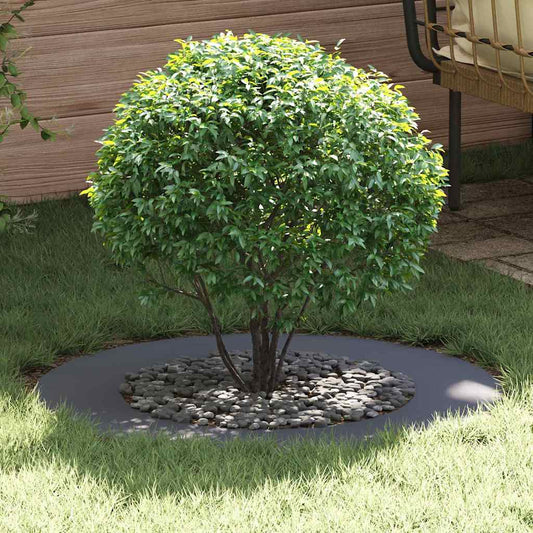 Ploché kroužky na stromy 5 pcs Antracit Ø50 / 80 cm Ocel
