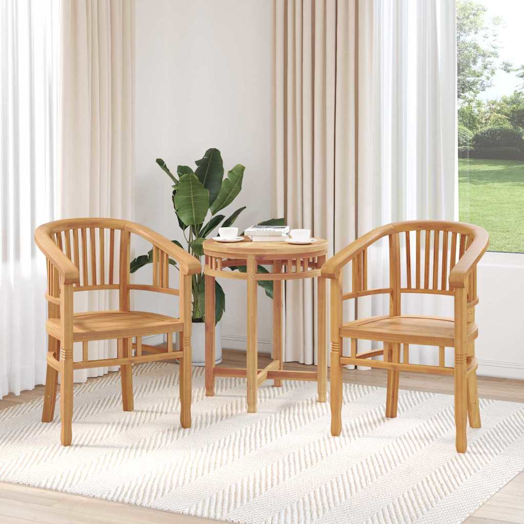 Zahradní křesla 2 pcs Hnědá 63 x 58 x 89 cm