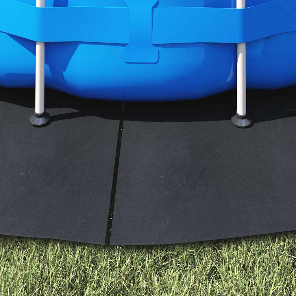 Podložka pod bazén Černá Ø 244 cm Polyesterový geotextil