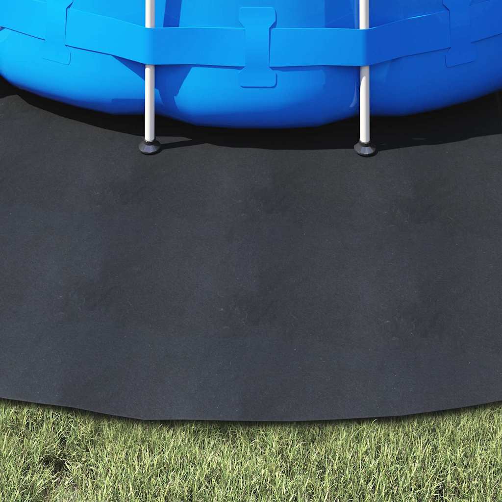 Podložka pod bazén Černá Ø 306 cm Polyesterový geotextil