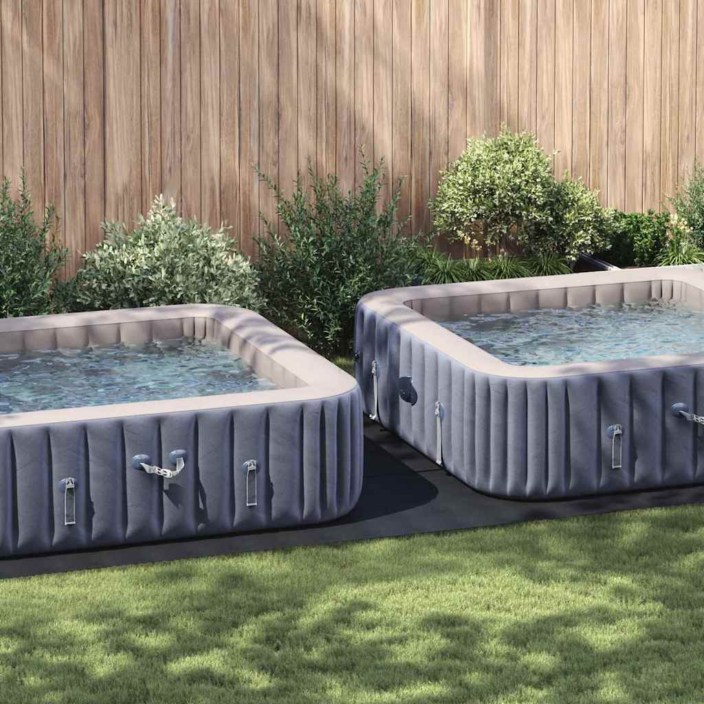 Podložka pod bazén Černá 640 x 321 cm Polyesterový geotextil