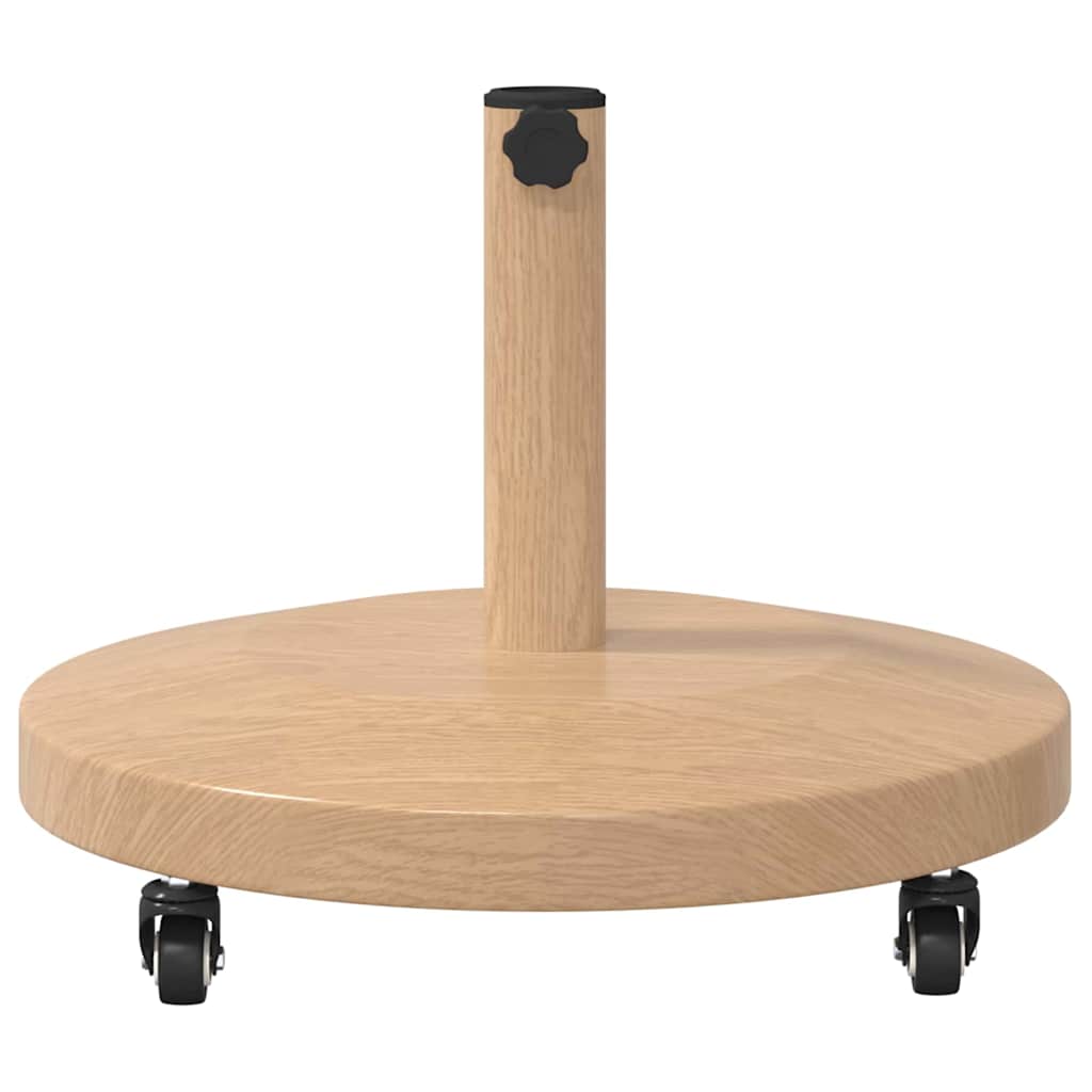 Podstavec na slunečník pro venku Světlé dřevo 48 x 48 x 32 cm