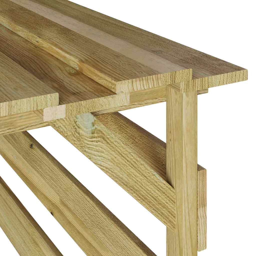 Garáž pro robotickou sekačku Hnědá 84 x 80 x 56 cm