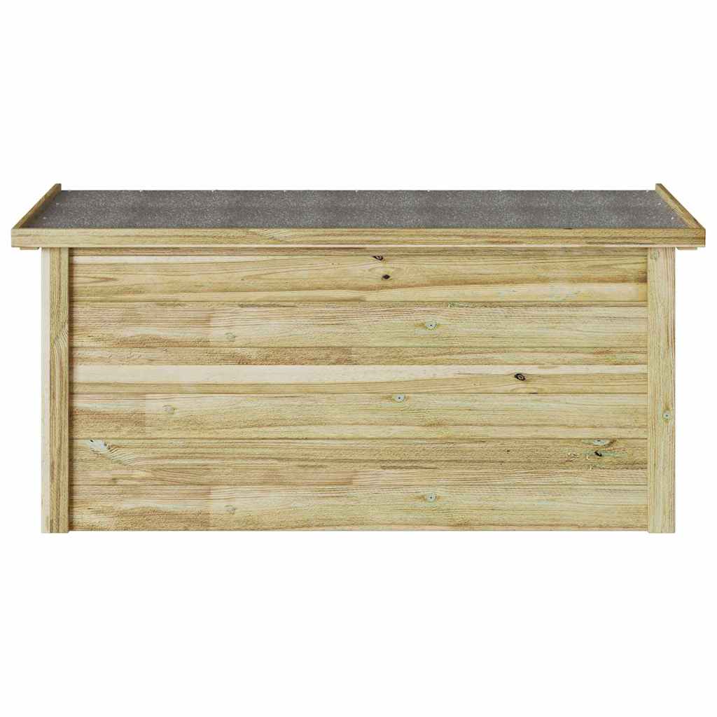 Úložná krabice s úložištěm Hnědá 119 x 44.5 x 58 cm