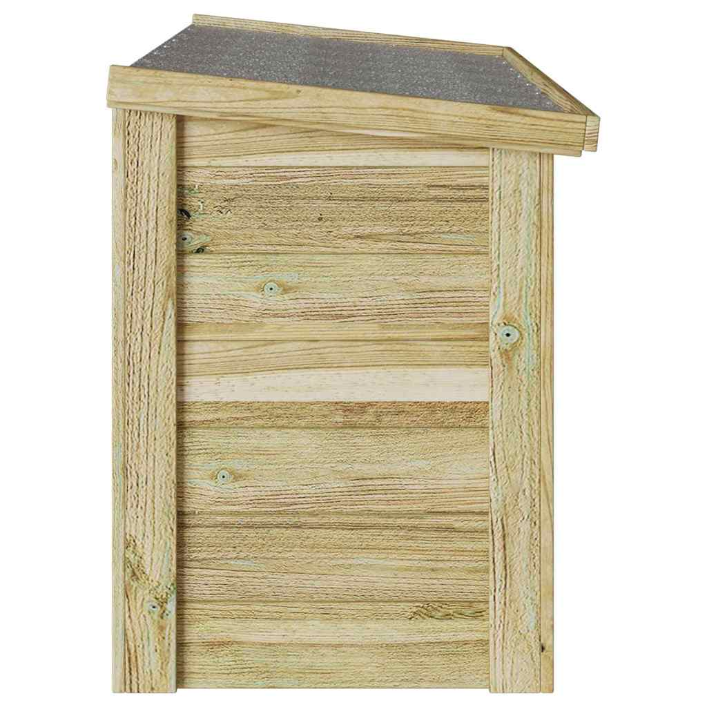 Úložná krabice s úložištěm Hnědá 119 x 44.5 x 58 cm