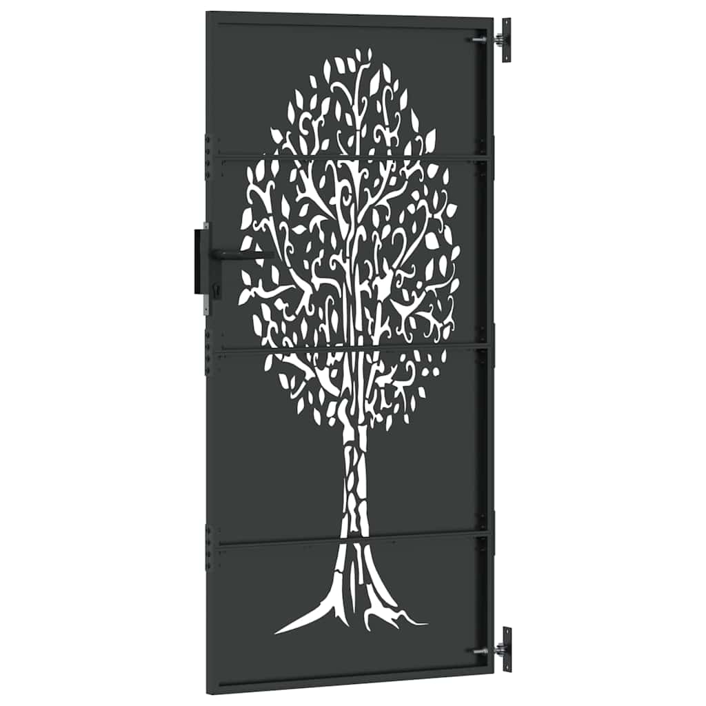 Zahradní brána, Zahradní brána 85x75 cm Corten ocel s designem stromu