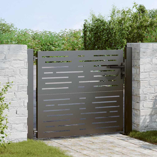 Zahradní brána, Zahradní Brána 105x75 cm Corten Ocel Čtvercový Design