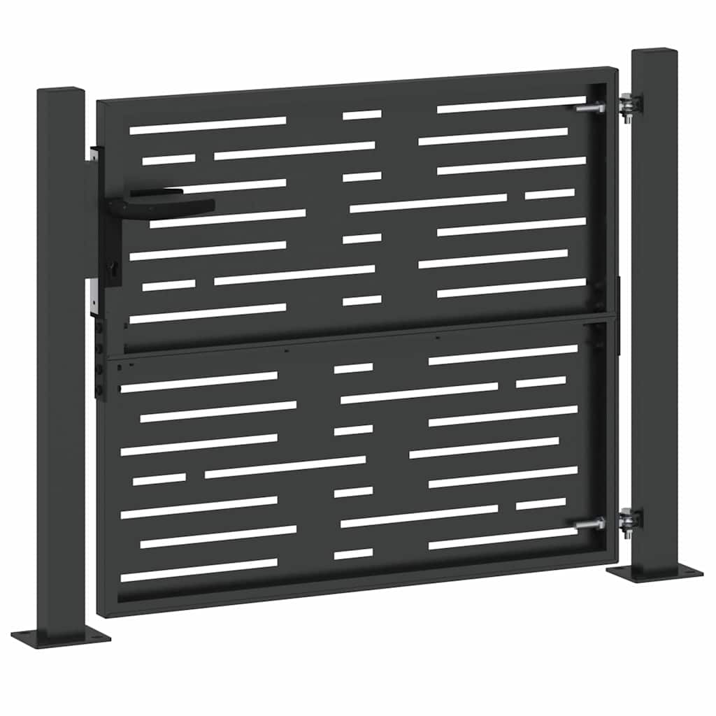 Zahradní brána, Zahradní Brána 105x75 cm Corten Ocel Čtvercový Design