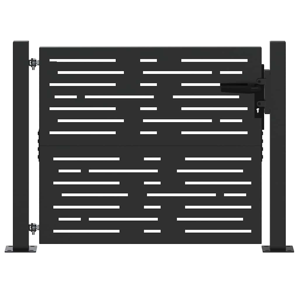 Zahradní brána, Zahradní Brána 105x75 cm Corten Ocel Čtvercový Design