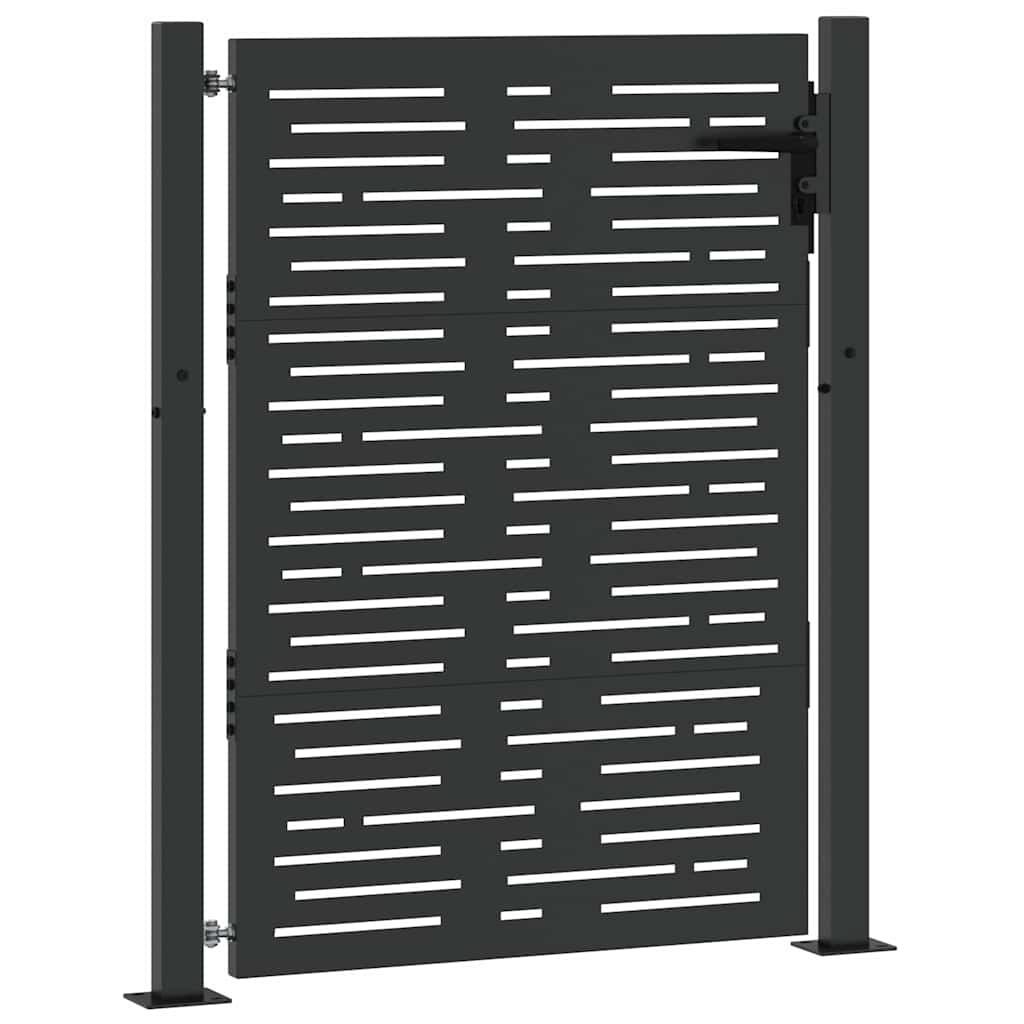 Zahradní brána, Zahradní Brána 105x75 cm Corten Ocel Čtvercový Design