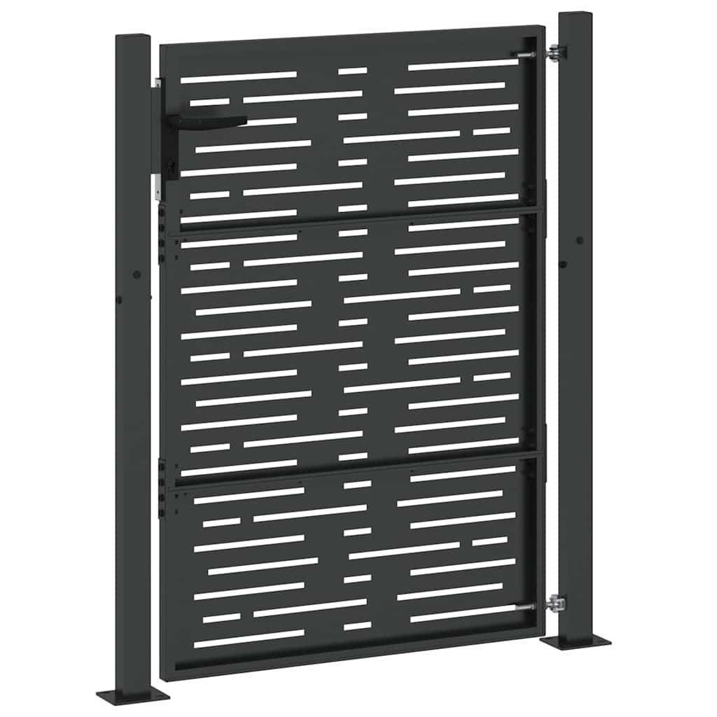 Zahradní brána, Zahradní Brána 105x75 cm Corten Ocel Čtvercový Design